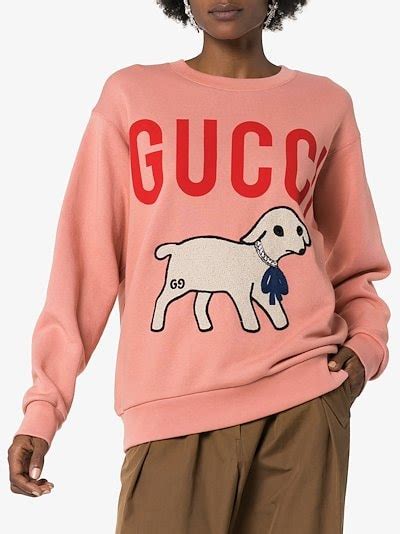 gucci lamb sweater red|red Gucci sweater women's.